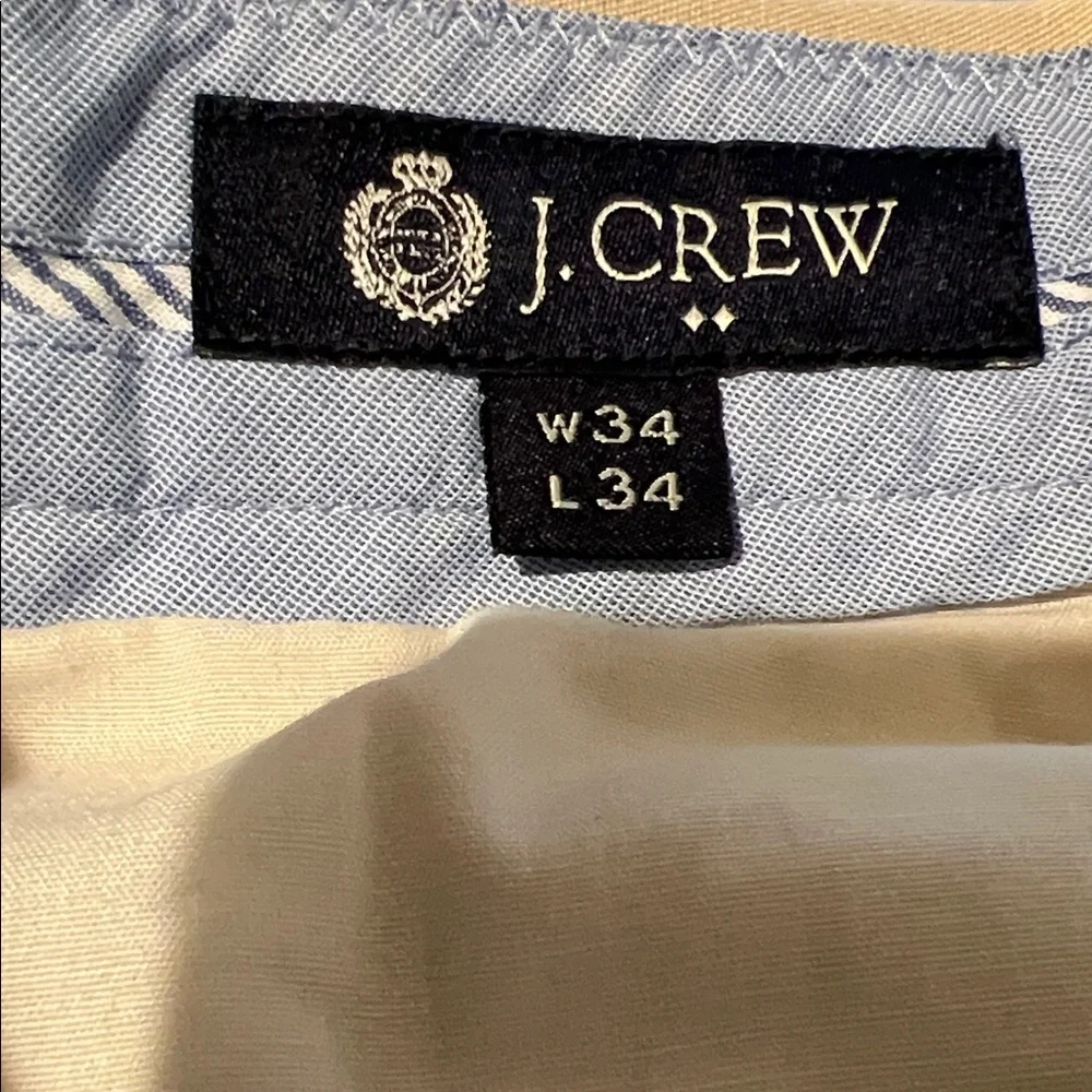 J Crew Men’s Khaki Pants 34 x 34